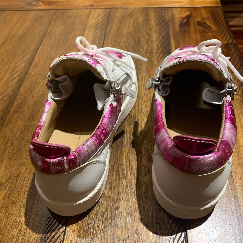 Giuseppe Zanetti Gail metallic sneaker
